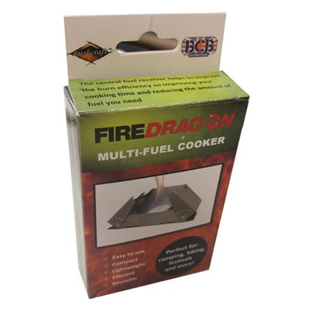 Fornello Pieghevole FireDragon con Tre Fuel  in Outdoor