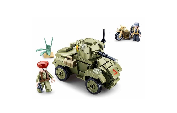 Sluban Gioco a Mattoncini Sluban Small English Armored Vehicle Sluban