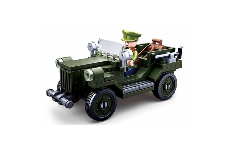 Sluban Gioco a Mattoncini Sluban WWII Allied Light Truck Sluban