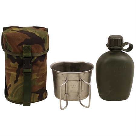  Borraccia e Tazza con Custodia N.A.T.O Esercito Olandese  in Outdoor