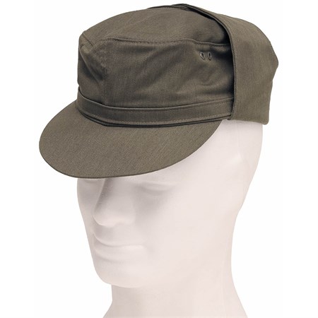  Cappello Invernale con Falde NVA DDR  Kampfgruppen  in Abbigliamento Militare